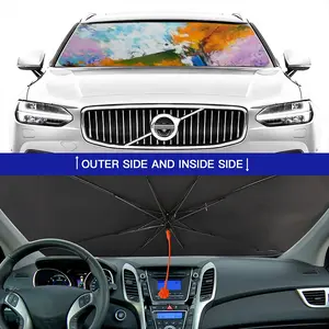 Collisioning Car Sunshade Parasol