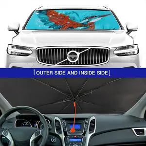 Kingfisher Car Sunshade Parasol