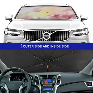 Cranes Car Sunshade Parasol