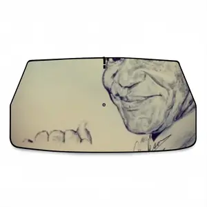 Bill Cosby Portrait Car Sunshade Parasol