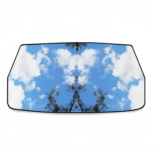 Holy Cloud Smokes Car Sunshade Parasol