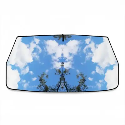 Holy Cloud Smokes Car Sunshade Parasol