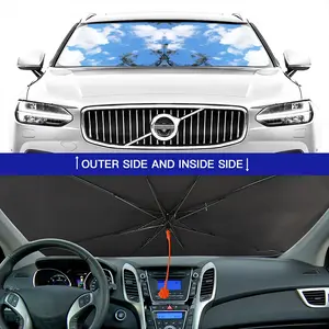 Holy Cloud Smokes Car Sunshade Parasol