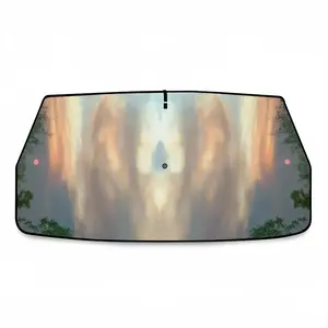 Fire Horse Car Sunshade Parasol