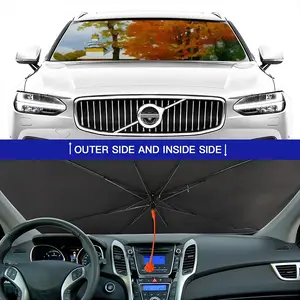 Fall Transcarpathia Car Sunshade Parasol