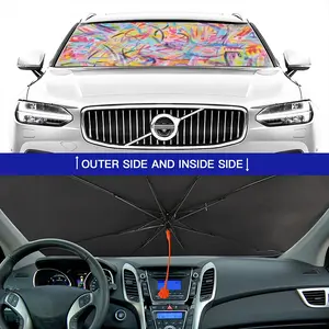 Back To The Joy Car Sunshade Parasol