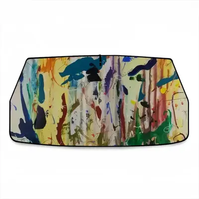 Mythological Garden Car Sunshade Parasol