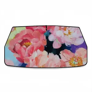 Happiness Car Sunshade Parasol