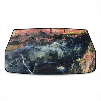 Sunrise Over The Blue Mountains Car Sunshade Parasol