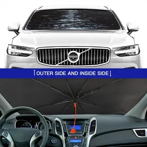 Moonlit Path Car Sunshade Parasol