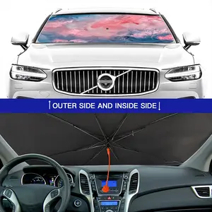 Cotton Candy Sky Car Sunshade Parasol