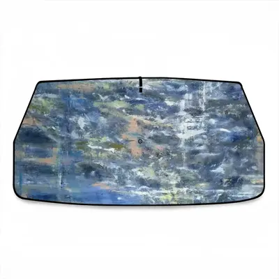 Deep Blue Car Sunshade Parasol