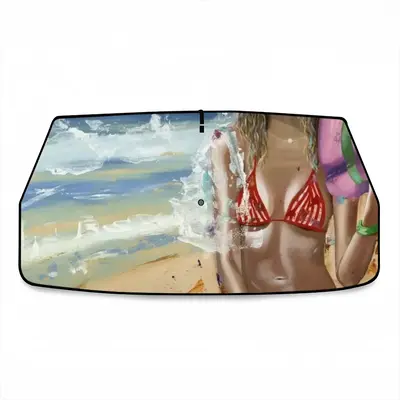 The Sea’S Bride Car Sunshade Parasol