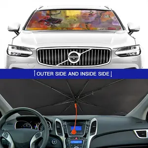 The Warrior Car Sunshade Parasol