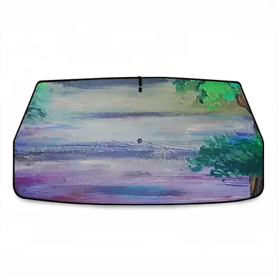 Valley Through The Trees Car Sunshade Parasol