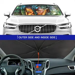 African Youngster Car Sunshade Parasol