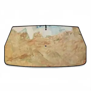 Gold Station Car Sunshade Parasol