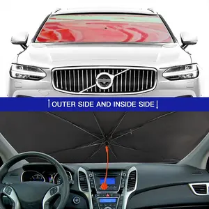 Created Danger Car Sunshade Parasol