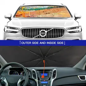 Nature Is Magical Car Sunshade Parasol