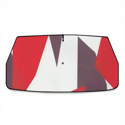 Two Color Abstract Car Sunshade Parasol