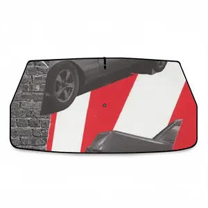 Accident Collage Car Sunshade Parasol