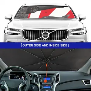 Accident Collage Car Sunshade Parasol