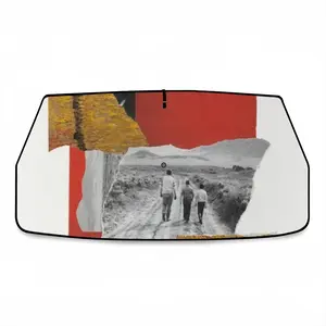 Go Into The Sunset Car Sunshade Parasol