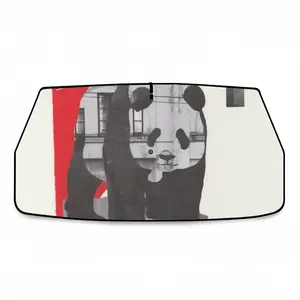 Wwf Panda Car Sunshade Parasol