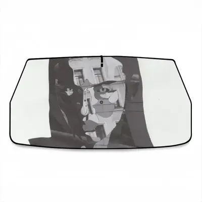 Woman Car Sunshade Parasol