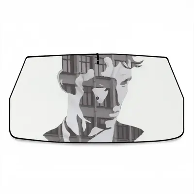 Man Car Sunshade Parasol