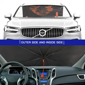 Pain Car Sunshade Parasol