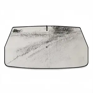 Peaceful Landscape Car Sunshade Parasol