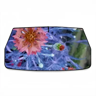 Crystal Corn Flowers Car Sunshade Parasol