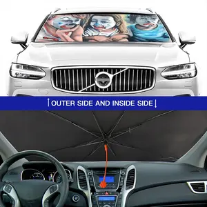 Clowns Car Sunshade Parasol