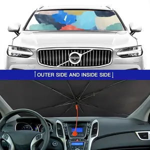 Pale Car Sunshade Parasol