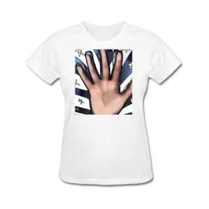 Women Hand Short Sleeve T-Shirt (Cotton)