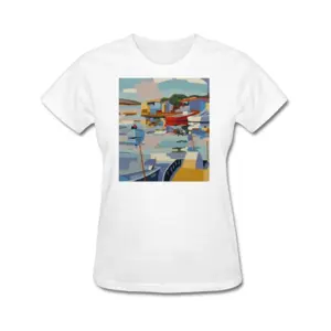 Women Sète La Pointe Courte Short Sleeve T-Shirt (Cotton)