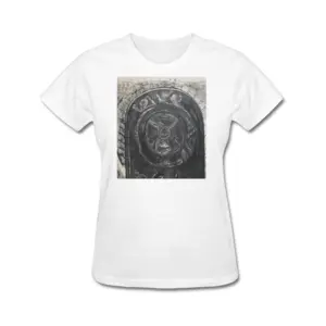 Women Death Helmet Short Sleeve T-Shirt (Cotton)