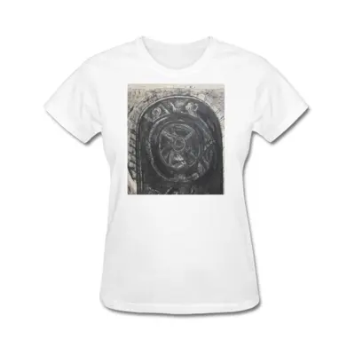 Women Death Helmet Short Sleeve T-Shirt (Cotton)