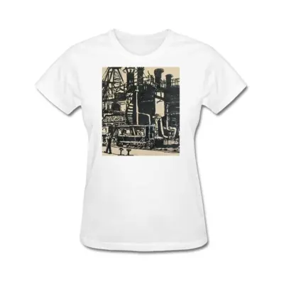 Women Gas Works Short Sleeve T-Shirt (Cotton)