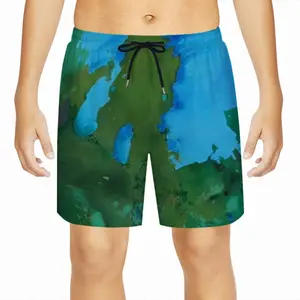 Green Figures Mysteries Children's Sports Shorts