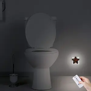 Orange Black Sensor Night Light (Star)