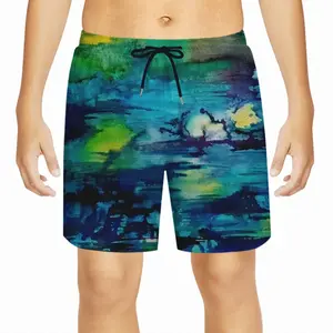 Water Lily Pond Children's Sports Shorts