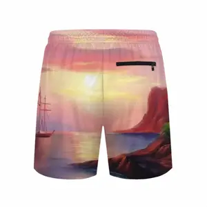 Red Sea Sunset Children's Sports Shorts