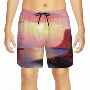 Red Sea Sunset Children's Sports Shorts