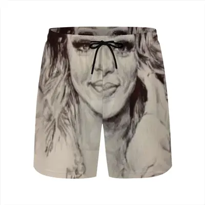 Rihanna Portrait Children's Sports Shorts