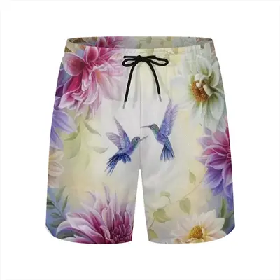 Birds In Love Children's Sports Shorts