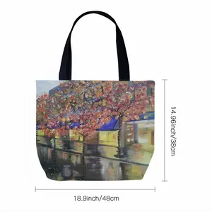 Sydney On Rainy Night Canvas Bag