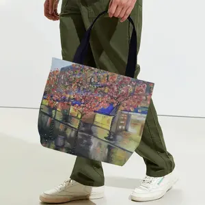 Sydney On Rainy Night Canvas Bag