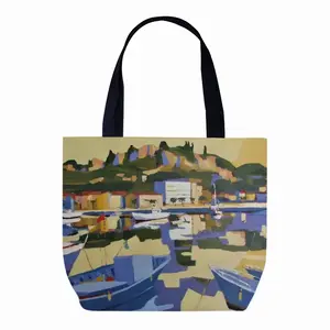 Cassis Harbor Canvas Bag